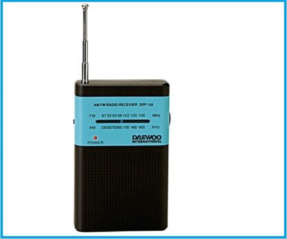 Radio Daewoo drp100 azul negra