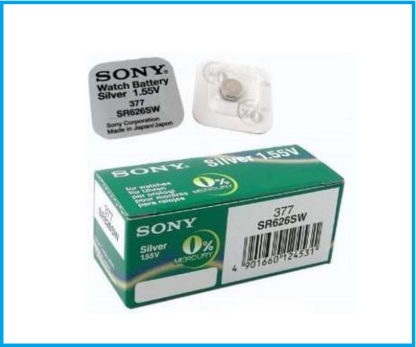 Sony 377 Pila de reloj SR626SW