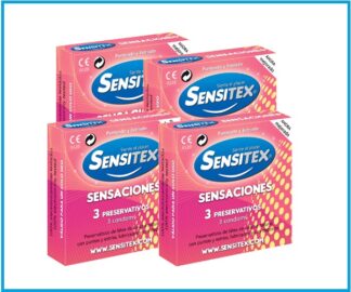 Preservativos Sensitex Pack 3 Sensaciones