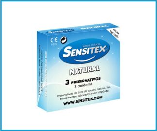 Preservativos Sensitex Pack 3 natural
