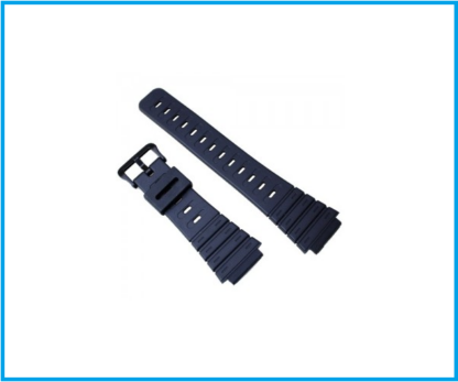 Pack correas reloj Casio f91 de plástico color negro