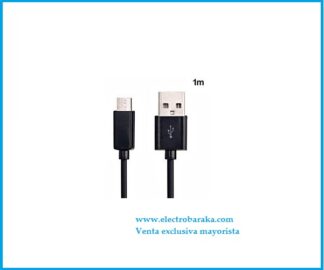 Cable 1 metro USB clavija micro usb