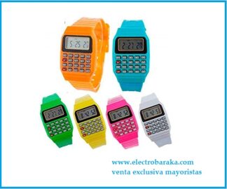 Reloj niños calculadora colores
